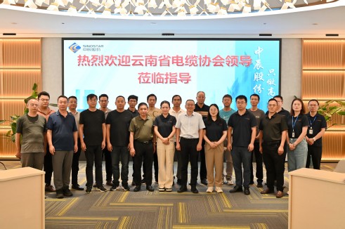 线聚你我 与企同行——云南省电线电缆行业协会莅临67381cm顶级游戏娱乐电缆考察交流